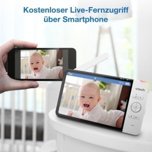 Monitor video pentru bebelusi VTech RM7764HD, 1080p, WiFi, 7 inch - Img 4