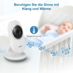 Monitor video pentru bebelusi VTech VM5252 ecran 5 inch camera ajustabila functii audio bidirectionale - Img 5