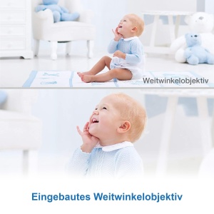Monitor video pentru bebelusi VTech VM901-1W, camera WiFi, 5 inch, 1080P, unghi larg 120 - Img 7