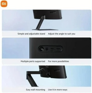 Monitor Xiaomi A24i 24 inch Full HD IPS, 100Hz, 250nits, Negru - Img 7