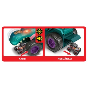Monster Truck Hot Wheels Mega Wrex, cu lumini si sunete, pentru copii de la 3 ani - Img 3