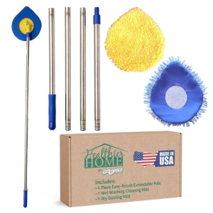Mop cu maner telescopic CHOMP, 66-152 cm, lavabil, pentru pereti si tavane