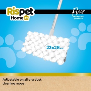 Mop cu microfibra RISPET Floor, 3D, 10 bucati, pentru toate tipurile de suprafete - Img 4