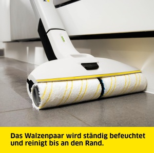 Mop electric Karcher EWM 2, fara cablu, autonomie 20 min, alb - Img 4