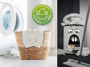 Mop pentru pardoseli Leifheit Profi XL Cotton Plus, 140 cm, cu sistem Click, pentru gresie si piatra - Img 4