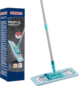 Mop pentru podea Leifheit Profi XL super Soft, 42 cm, maner din otel 146 cm