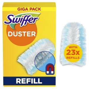 Mop pentru praf Swiffer Duster, 23 unitati, eficient impotriva alergenilor, curata colturile dificile