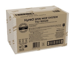 Mop rotativ Vileda H2PrO cu eimer, sistem cu doua rezervoare, microfibra - Img 8