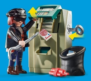 Motocicleta Politie PLAYMOBIL 70572 cu 2 Figurine si Accesorii pentru Copii 4-10 Ani - Img 3