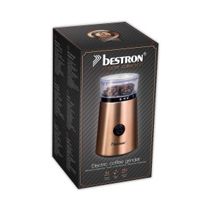 Moulineta de cafea Bestron ACG1000CO, 50g, 150W, inox cu aspect cupru - Img 3