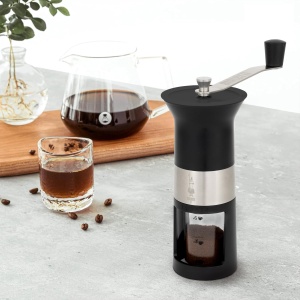 Moulineta manuala cafea Bialetti, inox, mat-negru, 6 setari de macinare - Img 6