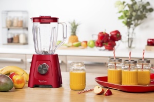 Moulinex Blendforce, 600 W, 2 viteze + functie de impuls, capacitate totala de 2 l, sistem de inchidere inteligent, curatare usoara, racire cu aer, 3 minute de amestecare continua LM420510 - Img 2