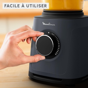 Moulinex PerfectMix Essential, blender de inalta performanta, 1200 W, tehnologie cu lame Powelix, usor de curatat, LM771BF0 - Img 6