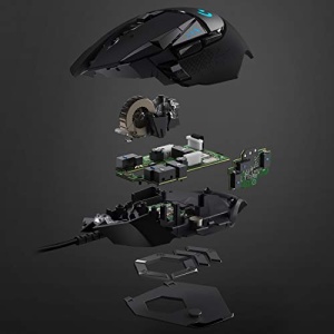 Mouse de gaming Logitech G502 HERO, 16000 DPI, RGB, 11 butoane, negru - Img 11
