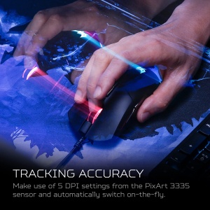 Mouse gaming Acer Predator Cestus 330 PixArt 3335 RGB 16000 DPI - Img 3