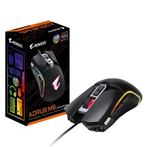 Mouse Gaming Gigabyte Aorus M5 16000 DPI RGB Negru - Img 2