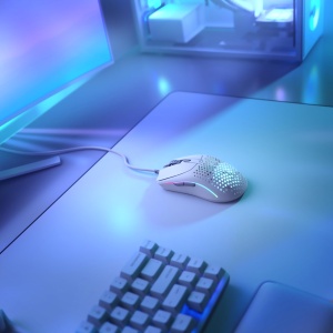 Mouse gaming Glorious Model O 2 59g 26000 DPI RGB Alb - Img 7