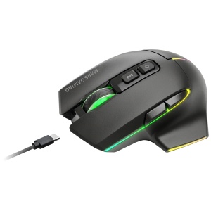 Mouse Gaming Mars Gaming MMW-Vector, 12000 DPI, Bluetooth 5.4, Negru - Img 1