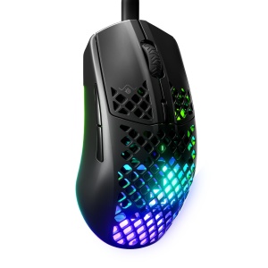 Mouse gaming SteelSeries Aerox 3, design ultraleger, RGB, senzor optic 8500 DPI