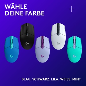 Mouse gaming wireless Logitech G G305, senzor HERO 12K DPI, 6 butoane, negru - Img 8