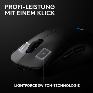 Mouse gaming wireless Logitech G PRO 2 LIGHTSPEED 44K DPI USB-C Negru - Img 7