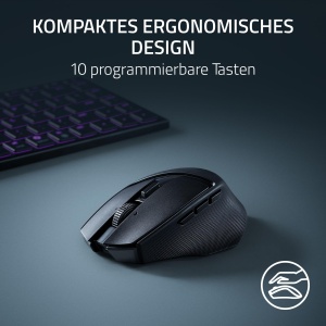 Mouse gaming wireless Razer Basilisk Mobile Negru 18K DPI Autonomie 105 ore - Img 2