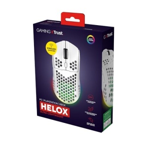 Mouse Gaming Wireless Trust Gaming GXT 929 Helox, Mouse Ultrausor 75g, 80h Utilizare Continua, Receptor Micro USB 2.4GHz, DPI Reglabil (800-4800), 6 Butoane Programabile, Gaming PC MMO - Alb - Img 13