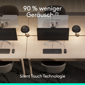 Mouse Logitech Signature Wired M520 USB-C Plug-and-Play Grafit Silent Touch - Img 4