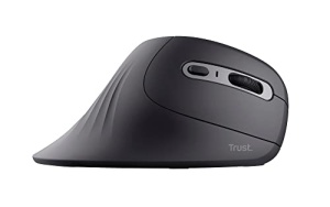 Mouse Wireless Ergonomic Trust Verro, Unghi Vertical de 60deg, Prevenirea Bratului Mouse/Cotului de Tenis (Sindromul RSI), 800-1600 DPI, 6 Butoane, Mouse Vertical Wireless pentru PC si Laptop - Negru - Img 11