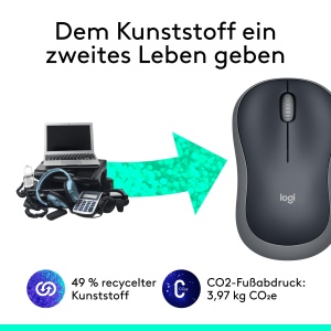 Mouse wireless Logitech M185 gri 1000 DPI autonomie 12 luni - Img 5