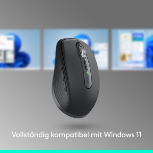 Mouse wireless Logitech MX Anywhere 3S Graphite 8K DPI Bluetooth USB-C - Img 4
