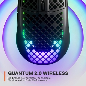 Mouse wireless SteelSeries Aerox 3 - 68g, RGB, design rezistent la apa - Img 8