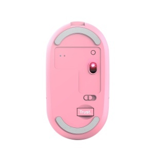 Mouse wireless Trust Puck reincarcabil Bluetooth si USB roz DPI ajustabil - Img 9