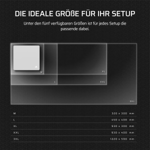 Mousepad Gaming Corsair MM XXXL, 1220 x 590mm, Negru - Img 6