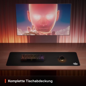 Mousepad pentru jocuri SteelSeries QcK - Tesatura XXL - Urmarire si stabilitate premium - Mousepad E-Sports - Partea inferioara anti-alunecare - Husa completa de masa - Img 5