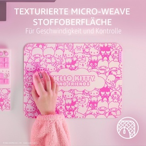 Mousepad Razer Gigantus V2 Hello Kitty - Suprafata textila, 3 mm grosime, anti-derapant - Img 2