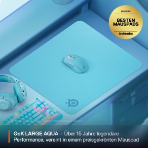 Mousepad SteelSeries QcK Aqua, 450 mm x 400 mm, Anti-Rutsch - Img 2
