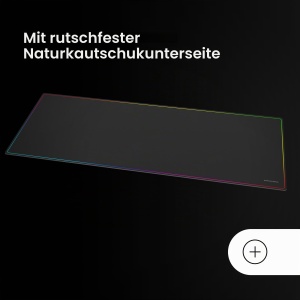 Mousepad XXL Mars Gaming MMP224, 880x330mm, Negru, Design Regenbogen - Img 4