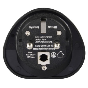 Mufa de calatorie Hama pentru conectarea dispozitivelor straine (de exemplu, China, Marea Britanie, SUA, Australia si multe altele) la prize germane cu impamantare (de asemenea, pentru Spania, Franta si multe altele) Adaptor de calatorie negru - Img 5