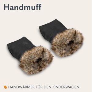 Muff pentru maini LIONELO HANDMUFF, fleece, impermeabil, universal - Img 2