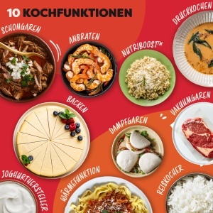 Multicooker Instant Pot Pro 5,7 l, Negru, 10 functii, Economisire energie - Img 4