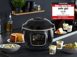 Multicooker Krups CZ912815 Cook4Me Touch, Plastic, 6 litri, Negru - Img 4