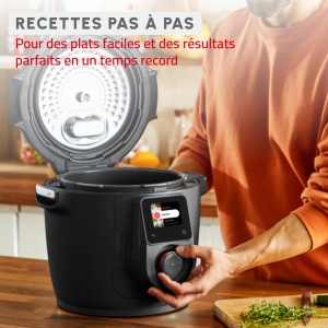 Multicooker Moulinex Cookeo Wi-Fi CE96X8F0, 10 in 1, 6L, Friteuza cu aer cald - Img 2