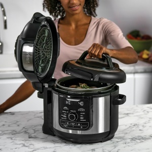 Multicooker Ninja Foodi MAX OP500EU, 7.5L, 9 in 1, Inox si Negru - Img 5