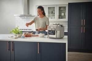 Multicooker Ninja Speedi ON500EU, 5.7L, 12 programe, culoare Stone Gold - Img 11