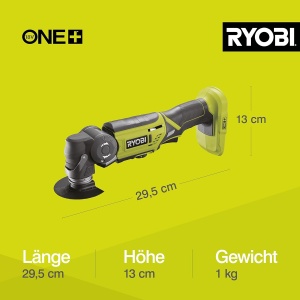 Multitool RYOBI 18V ONE R18MT-0 cu 6 viteze, accesoriu pentru renovare - Img 3