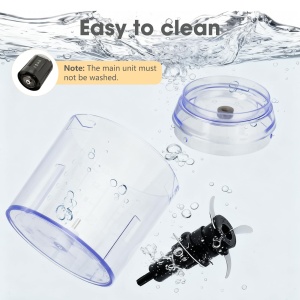 Multizerkiner electric VINATO 300W, 500ml, 3-in-1 pentru legume, carne si ierburi - Img 5