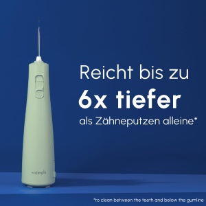 Munddusche Waterpik Pulse, Kabellos, Mintgrun, 2 Intensitati, 45 secunde capacitate - Img 8