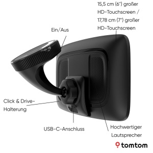Navigatie GPS TomTom GO Superior, 6 inch, actualizari rapide WiFi, informatii trafic - Img 6