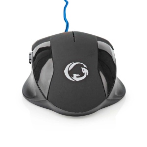 NEDIS Gaming Mouse - Cu fir - 1200/2400 / 4800/7200 DPI - DPI reglabil - Numar de butoane: 6 - Butoane programabile - Dreptaci - 1,50 m - Fara iluminare